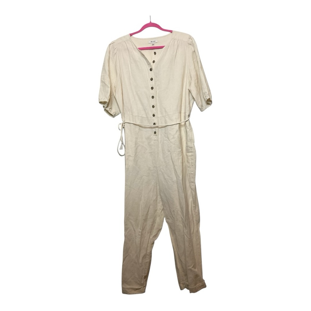 Women’s Madewell Linen blend jumpsuit, size XXL